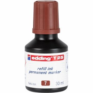 Edding Nachfülltinte T 25 Permanentmarker 30ml braun von edding