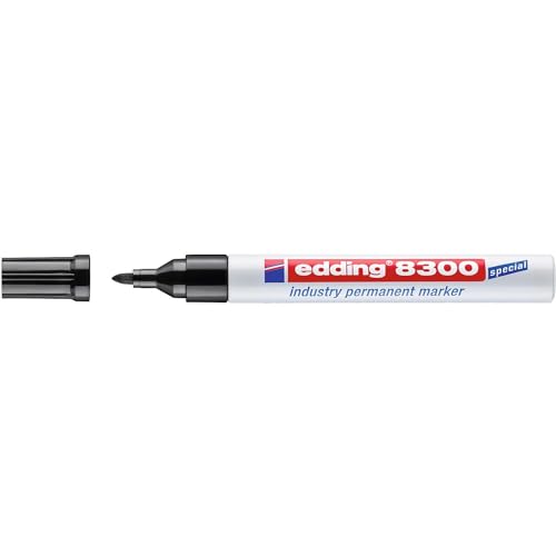 Edding Permanent-Marker 8300, schwarz, Rundspitze 1,5-3 mm, 10 Stück Edding Permanent-Marker 8300, schwarz, Rundspitze 1,5-3 mm, 10 Stück von edding