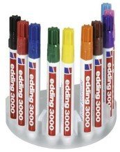 Edding Permanentmarker 3000, nachfllbar, 1,5 - 3 mm, Box mit 10 Farben Edding Permanentmarker 3000, nachfllbar, 1,5 - 3 mm, Box mit 10 Farben von edding