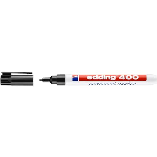 Edding Permanentmarker 400, nachfllbar, 1 mm, schwarz Edding Permanentmarker 400, nachfllbar, 1 mm, schwarz von edding