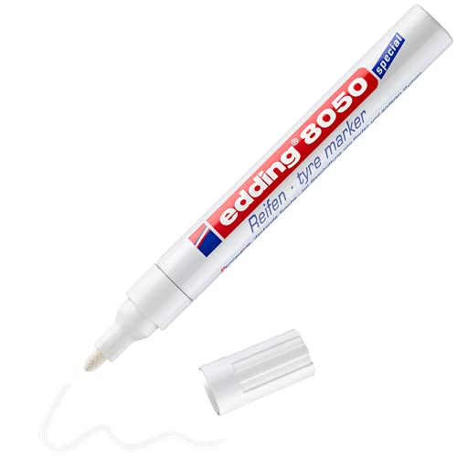 Edding Reifenmarker permanent 8050 weiß Mit Rundspitze tyre marker Edding Reifenmarker permanent 8050 weiß Mit Rundspitze tyre marker von edding