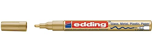 Glanzlack-Marker creative 751, 1-2mm, 5er-Pack metallic sortiert Glanzlack-Marker creative 751, 1-2mm, 5er-Pack metallic sortiert von edding