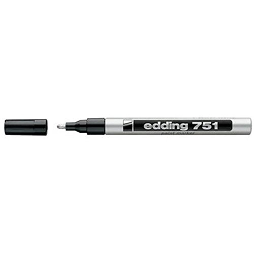 Lackmarker edding 751, ca. 1,0-2,0mm, silber von edding