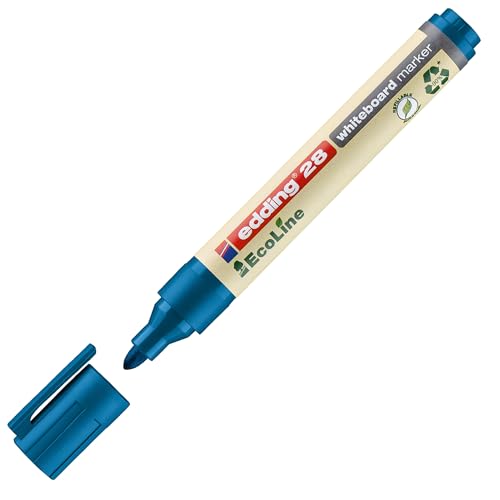 Marker 28 EcoLine - blau - für Whiteboards - Spitze 1,5 bis 3,0 mm - Edding Marker 28 EcoLine - blau - für Whiteboards - Spitze 1,5 bis 3,0 mm - Edding von edding