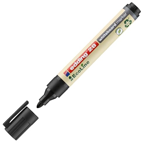 Marker 28 EcoLine - schwarz - für Whiteboards - Spitze 1,5 bis 3,0 mm - Edding Marker 28 EcoLine - schwarz - für Whiteboards - Spitze 1,5 bis 3,0 mm - Edding von edding