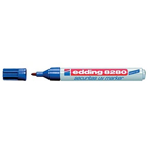 UV-Marker Securitas e-8280, Rundspitze 1,5-3mm, farblos von edding