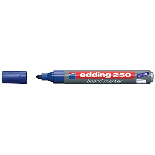 e-250 board marker blau cap off von edding