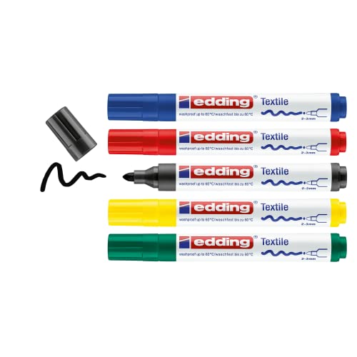 e-4500/5 S textile marker basic colours e-4500/5 S textile marker basic colours von edding
