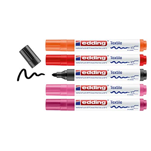 e-4500/5 S textile marker warm colours e-4500/5 S textile marker warm colours von edding
