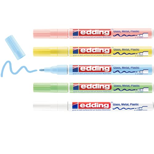 e-751/5 S CR paint marker pastell sort. e-751/5 S CR paint marker pastell sort. von edding