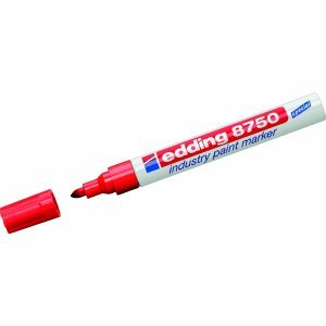 edding 10 x Lackmarker 8750 Industry Paint Marker rot Rundspitze edding 10 x Lackmarker 8750 Industry Paint Marker rot Rundspitze von edding