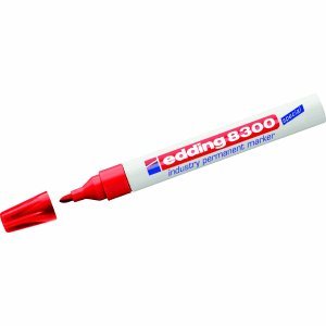 edding 10 x Permanentmarker 8300 Industry permanent Marker rot Rundspitze edding 10 x Permanentmarker 8300 Industry permanent Marker rot Rundspitze von edding
