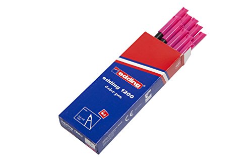 edding 1200 Fasermaler fein - neon-pink - 10 Stifte - Rundspitze 1 mm - Filzstift zum Zeichnen und Schreiben - für Schule, Mandala edding 1200 Fasermaler fein - neon-pink - 10 Stifte - Rundspitze 1 mm - Filzstift zum Zeichnen und Schreiben - für Schule, Mandala von edding