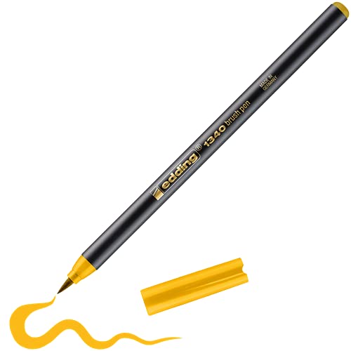edding 1340 Pinselstift - papaya - 1 Stift - flexible Pinselspitze - Filzstift zum Malen, Schreiben und Zeichnen - Bullet Journals, Hand-Lettering, Mandalas, Kalligraphie edding 1340 Pinselstift - papaya - 1 Stift - flexible Pinselspitze - Filzstift zum Malen, Schreiben und Zeichnen - Bullet Journals, Hand-Lettering, Mandalas, Kalligraphie von edding