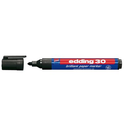 30 brilliant papermarker schwarz 1,5-3mm 30 brilliant papermarker schwarz 1,5-3mm von Edding