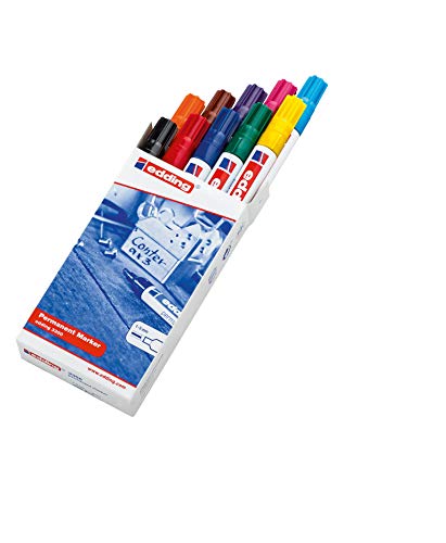 edding 3300 Permanentmarker - mehrfarbig - 10 Stifte - Keil-Spitze 1,5-3mm - schnell trocknender Permanent Marker - wasserfest, wischfest - für Karton, Kunststoff, Holz, Metall - Universalmarker edding 3300 Permanentmarker - mehrfarbig - 10 Stifte - Keil-Spitze 1,5-3mm - schnell trocknender Permanent Marker - wasserfest, wischfest - für Karton, Kunststoff, Holz, Metall - Universalmarker von edding