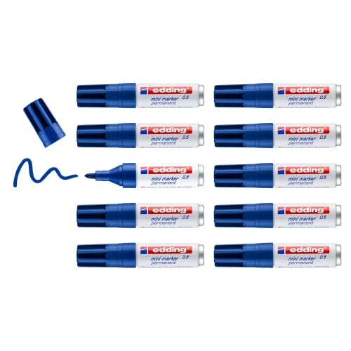 edding 0.5 mini Permanentmarker - karminrot - 10 Stifte - feine Rund-Spitze 1 mm - wasserfest, schnell-trocknend - wischfest - Mini-Marker für Karton, Kunststoff, Holz, Metall, Stein, Leinwand edding 0.5 mini Permanentmarker - karminrot - 10 Stifte - feine Rund-Spitze 1 mm - wasserfest, schnell-trocknend - wischfest - Mini-Marker für Karton, Kunststoff, Holz, Metall, Stein, Leinwand von edding
