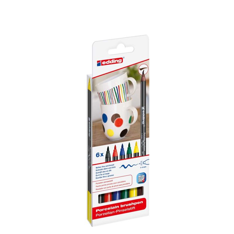 4200/6 S porcelain brushpen family colours 4200/6 S porcelain brushpen family colours von Edding