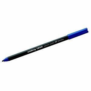 edding 5 x Fasermaler 1300 Color Pen stahlblau von edding