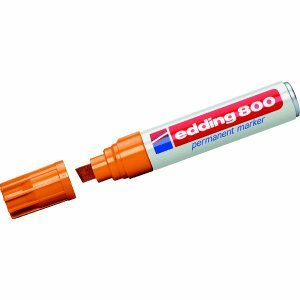 edding 5 x Permanentmarker 800 Keilspitze orange edding 5 x Permanentmarker 800 Keilspitze orange von edding