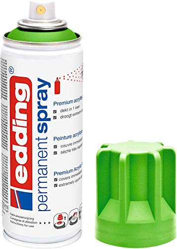 edding 5200 Permanent Spray - gelbgrün matt - 200 ml - Acryllack zum Lackieren und Dekorieren von Glas, Metall, Holz, Keramik, Kunststoff, Leinwand - Lackspray, Acrylspray, Farbspray edding 5200 Permanent Spray - gelbgrün matt - 200 ml - Acryllack zum Lackieren und Dekorieren von Glas, Metall, Holz, Keramik, Kunststoff, Leinwand - Lackspray, Acrylspray, Farbspray von edding