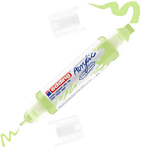 edding 5400 Acryl 3D Double Liner - pastell-grün - 1 Acrylfarbe Tube - Doppel-Spitze 2-3,5-10mm edding 5400 Acryl 3D Double Liner - pastell-grün - 1 Acrylfarbe Tube - Doppel-Spitze 2-3,5-10mm von edding