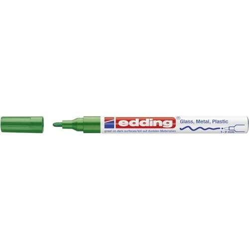 edding 751 Glanzlackmarker - grün - 1 Lackmarker - Rundspitze 1-2 mm - Lackstift für Glas, Stein, Holz, Kunststoff und Papier - wasserfest, stark deckend edding 751 Glanzlackmarker - grün - 1 Lackmarker - Rundspitze 1-2 mm - Lackstift für Glas, Stein, Holz, Kunststoff und Papier - wasserfest, stark deckend von edding
