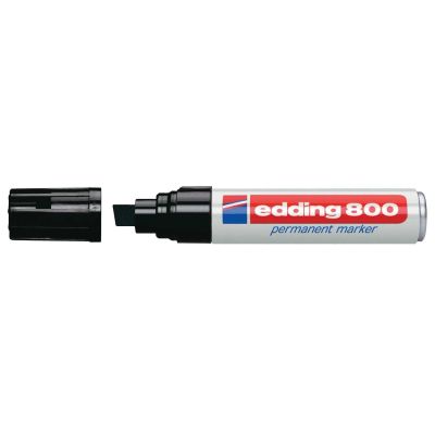 800 Permanentmarker schwarz 4-12mm von Edding