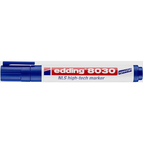 edding 8030 NLS Hight-Tech Marker - blau - 1 Stift - Rundspitze 1,5-3 mm - Rostfreier Marker zum korrosionsarmen Markieren - für Stahl, Metall, Eisen, Aluminium edding 8030 NLS Hight-Tech Marker - blau - 1 Stift - Rundspitze 1,5-3 mm - Rostfreier Marker zum korrosionsarmen Markieren - für Stahl, Metall, Eisen, Aluminium von edding