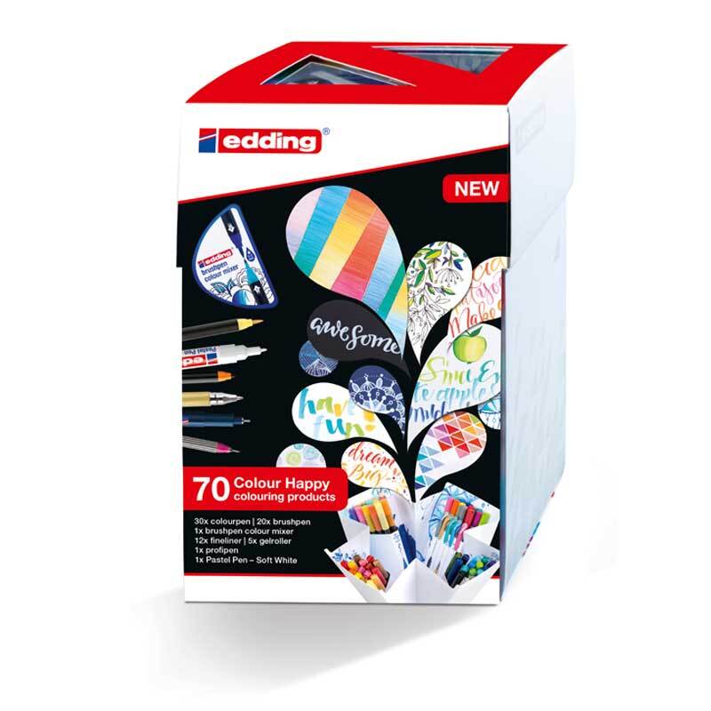 Colour Happy Big Box 70teilig von Edding