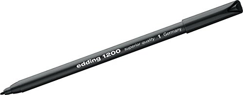 edding Fasermaler 1200/4-1200001, schwarz von edding