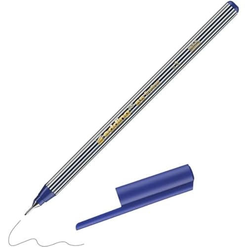 edding 55 - Fineliner - blau - 1 Stift - 0,3 mm Spitze - Farbstift zum Schreiben, Malen, Unterstreichen, Illustrieren - für Kinder und Erwachsene, Schule, Homeoffice, Büro edding 55 - Fineliner - blau - 1 Stift - 0,3 mm Spitze - Farbstift zum Schreiben, Malen, Unterstreichen, Illustrieren - für Kinder und Erwachsene, Schule, Homeoffice, Büro von edding