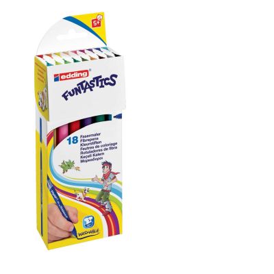 Funtastic Filzstifte dünn 18er Set Funtastic Filzstifte dünn 18er Set von Edding
