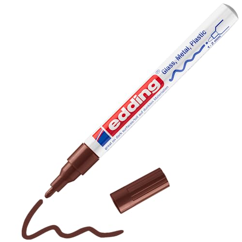 edding Glanzlack-Marker creative 751, 1-2 mm (Einzelstift, braun) von edding