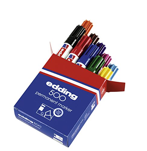 edding Permanentmarker edding 500, nachfüllbar, 2-7 mm, sortiert edding Permanentmarker edding 500, nachfüllbar, 2-7 mm, sortiert von edding