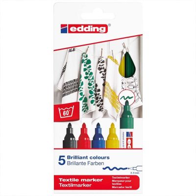 Textilmarker Set Basic Textilmarker Set Basic von Edding