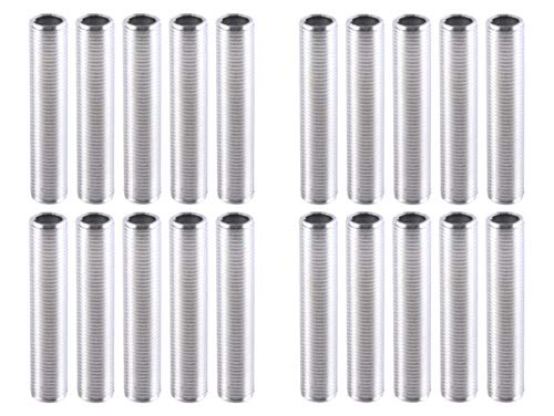 edi-tronic 20x M10 Gewinderöhrchen Gewinderohr Gewinde Rohr 5cm 50mm für Porzellanfassung edi-tronic 20x M10 Gewinderöhrchen Gewinderohr Gewinde Rohr 5cm 50mm für Porzellanfassung von edi-tronic