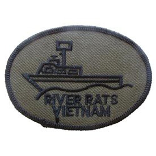 EagleEmblems Patch-Vietnam, River Ratten () (7,6 cm), grün von ee