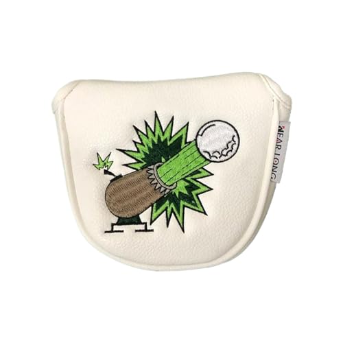 eexuujkl Magnetische quadratische Mallet Putter Kopfabdeckung für Golfschläger, stilvolle und schützende Golfschlägerabdeckung mit Magnetverschluss, Typ+2 eexuujkl Magnetische quadratische Mallet Putter Kopfabdeckung für Golfschläger, stilvolle und schützende Golfschlägerabdeckung mit Magnetverschluss, Typ+2 von eexuujkl