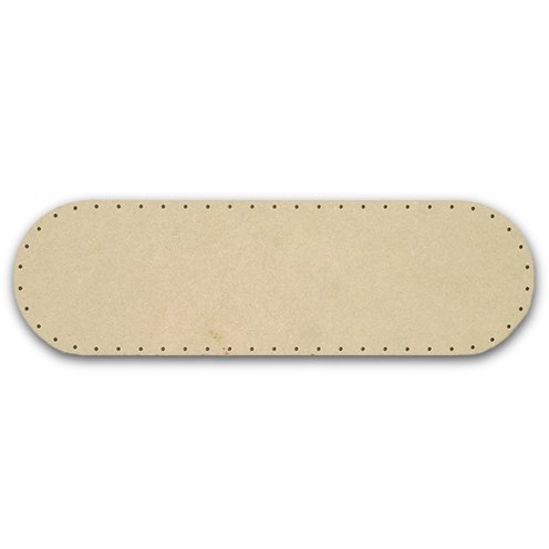 Boden für Peddigrohr, Korbflechtboden 40 x 12 cm, MDF gebohrt von efco