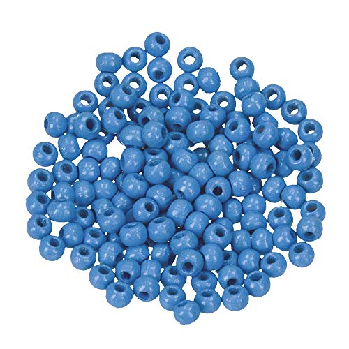 EFCO 1400647 8 mm 80-Stück Holzperlen, Hellblau EFCO 1400647 8 mm 80-Stück Holzperlen, Hellblau von efco