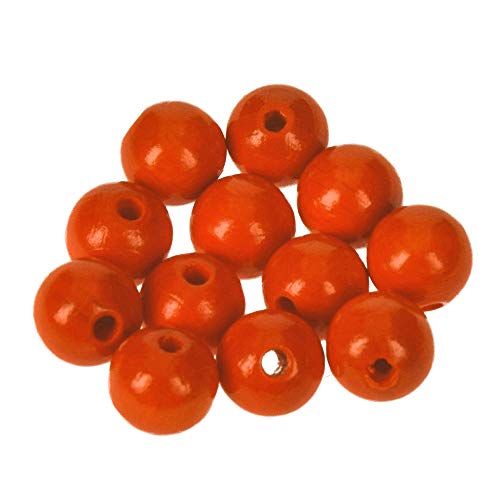 EFCO 1401016 12 mm 30-Stück Holzperlen, Orange EFCO 1401016 12 mm 30-Stück Holzperlen, Orange von efco