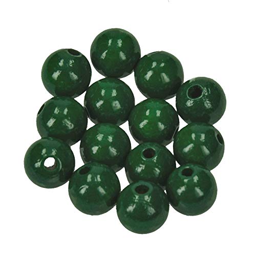 EFCO 1401069 12 mm 30-Stück Holzperlen, dunkles Grün EFCO 1401069 12 mm 30-Stück Holzperlen, dunkles Grün von efco
