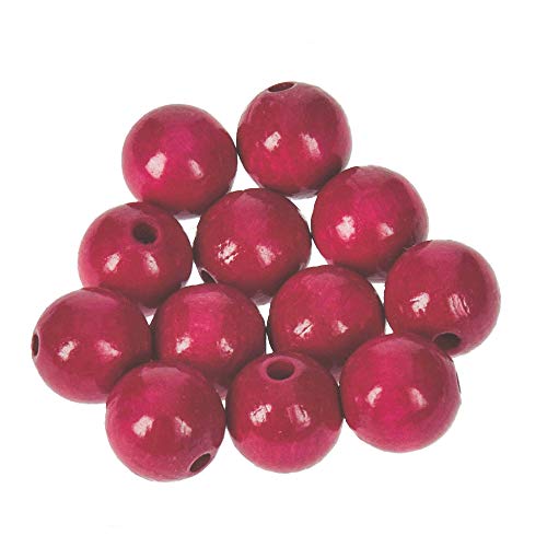 EFCO 1401235 14 mm 18-Stück Holzperlen, helles Pink EFCO 1401235 14 mm 18-Stück Holzperlen, helles Pink von efco
