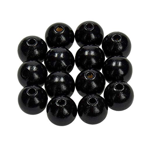 EFCO 1401289 14 mm 18-Stück Holzperlen, Schwarz EFCO 1401289 14 mm 18-Stück Holzperlen, Schwarz von efco