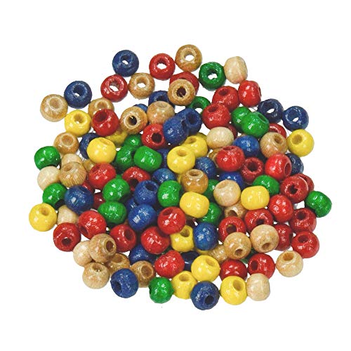 EFCO 4 mm 150- Stück Holzperlen, Ausgewählte Farben EFCO 4 mm 150- Stück Holzperlen, Ausgewählte Farben von efco