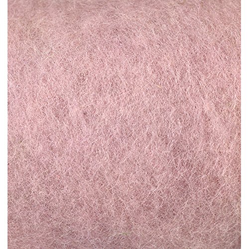 EFCO 50 g Wolle zum Filzen, Powder Pink, 18x12x10 cm von efco
