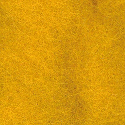 EFCO 50 g Wolle zum Filzen, dunkles Gelb, 18x12x10 cm von efco