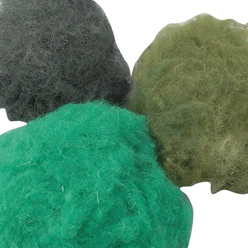 EFCO 50 g Wolle zum Filzen in Grün Mix von efco