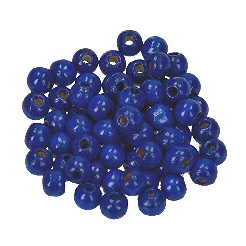 EFCO 6 mm 110-Stück Holzperlen, Blau EFCO 6 mm 110-Stück Holzperlen, Blau von efco